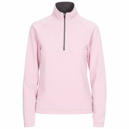 Ladies Trespass Skylar Half Zip Top Fleece Jumper