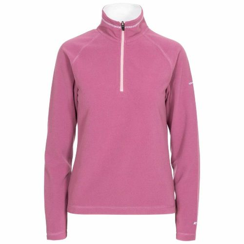 Ladies Trespass Skylar Half Zip Top Fleece Jumper