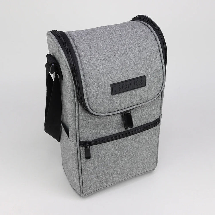 Grey Wine Bottle Cooler Bag