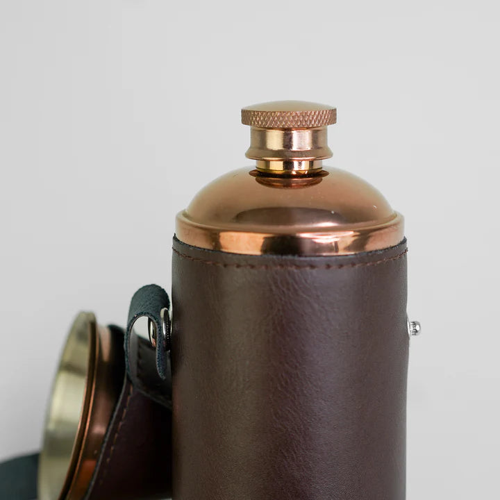 8oz Copper Hunters Flask