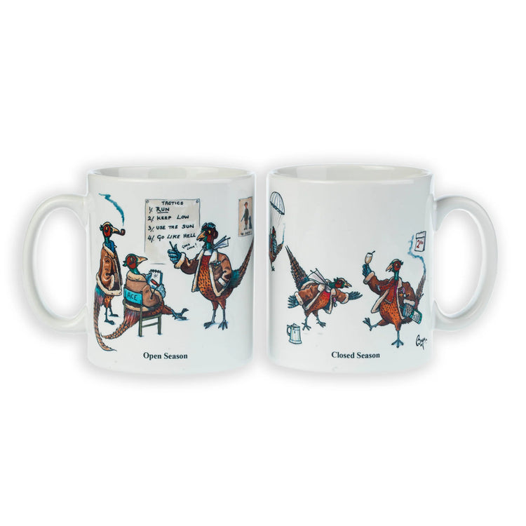 CLEARANCE - Bryn Parry Mugs - Open season/Closed season