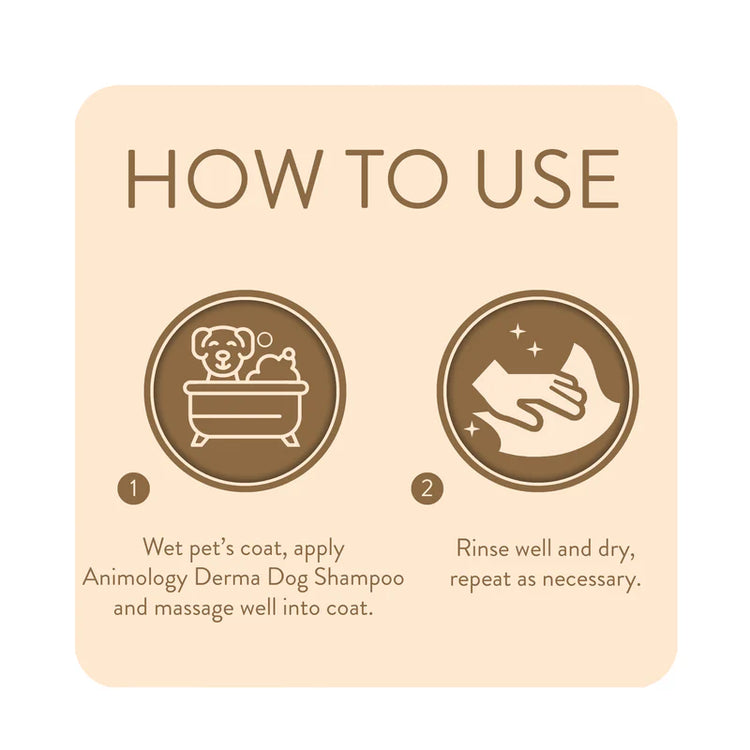 Derma Dog Shampoo 250ml by Animology