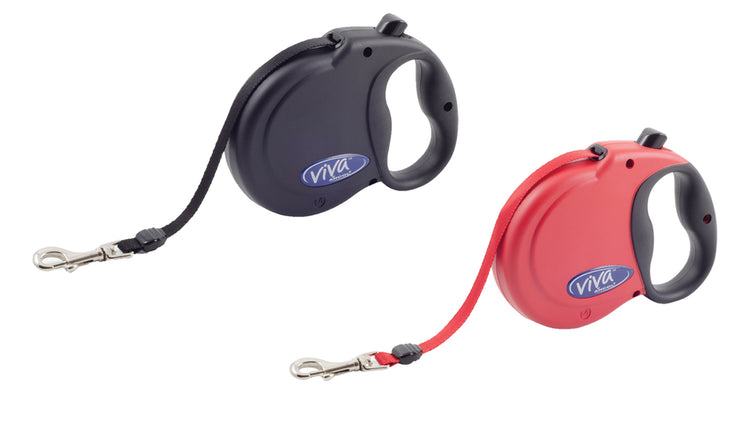 Retractable Lead Red Large 50kg by Viva