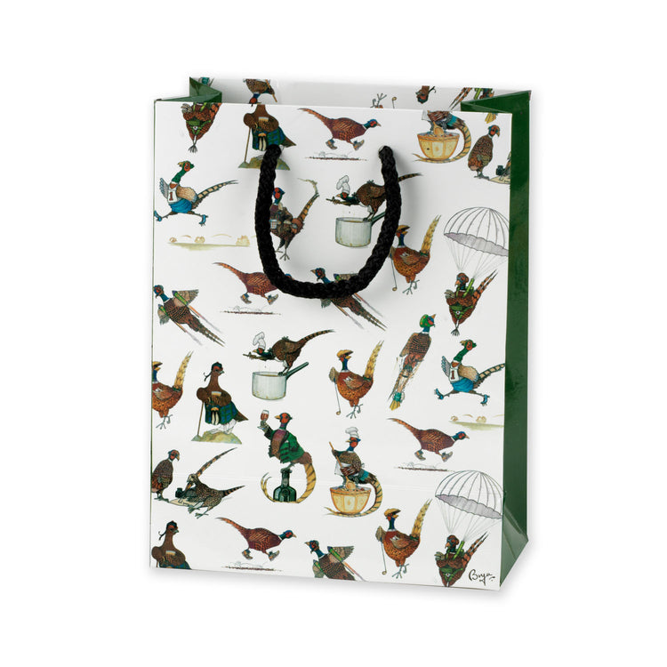 CLEARANCE - PHEASANTS GIFT BAG BY BRYN PARRY.