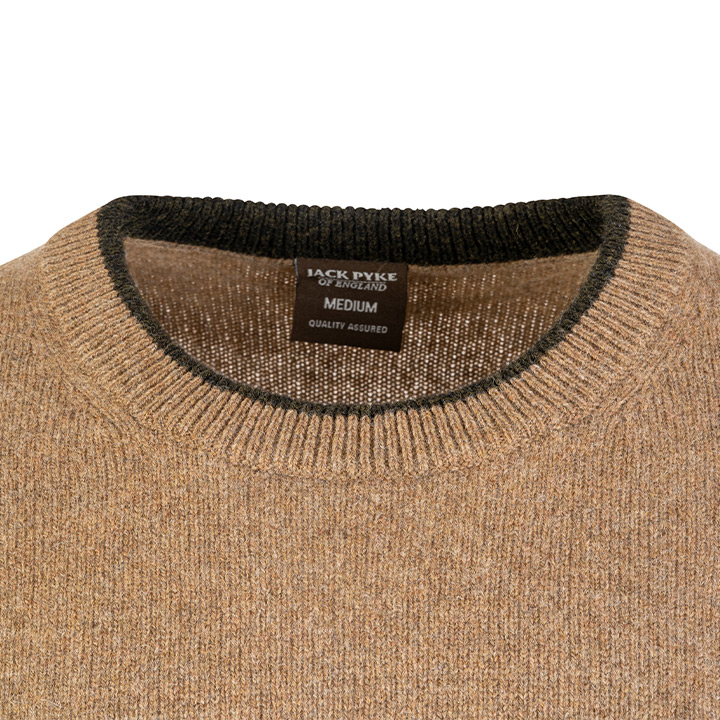 Jack Pyke Ashcombe lambswool crewknit.