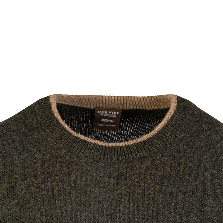 Jack Pyke Ashcombe lambswool crewknit.