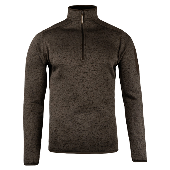 Melange Quarter Zip Fleece Fleck