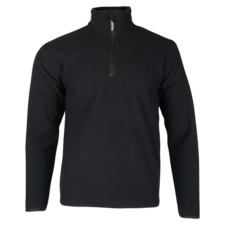 Country Fleece Top Anthracite