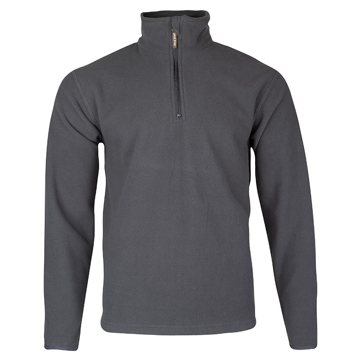 Country Fleece Top Charcoal