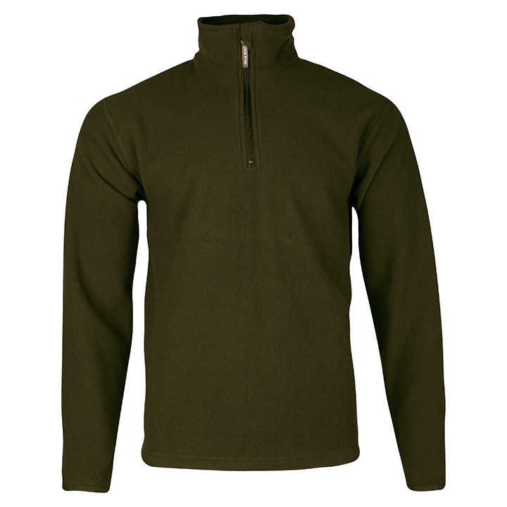 Country Fleece Top Dark Olive