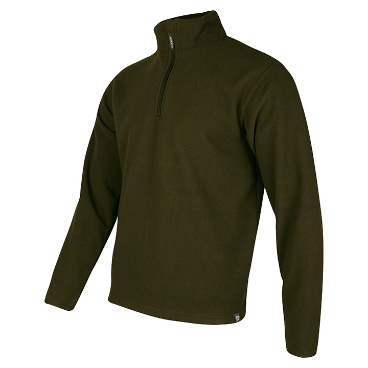 Country Fleece Top Dark Olive