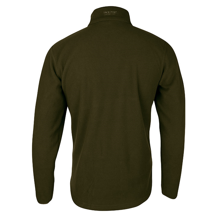 Country Fleece Top Dark Olive