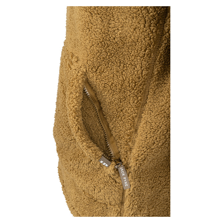 Jack Pyke  Sherpa Fleece Hoodie Gen 2 Camel.