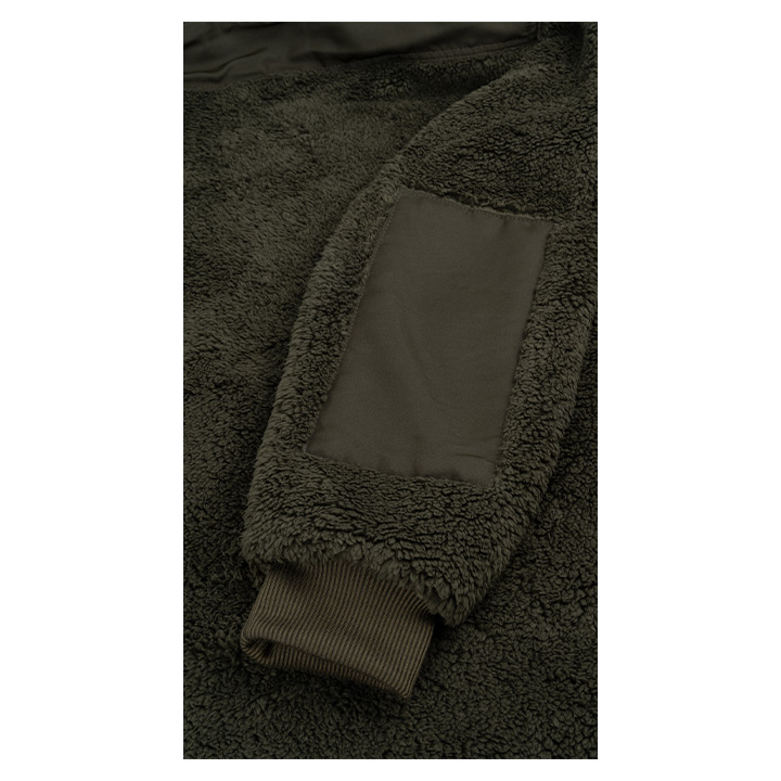 Jack Pyke Sherpa Fleece Hoodie Gen 2 Dark Olive.