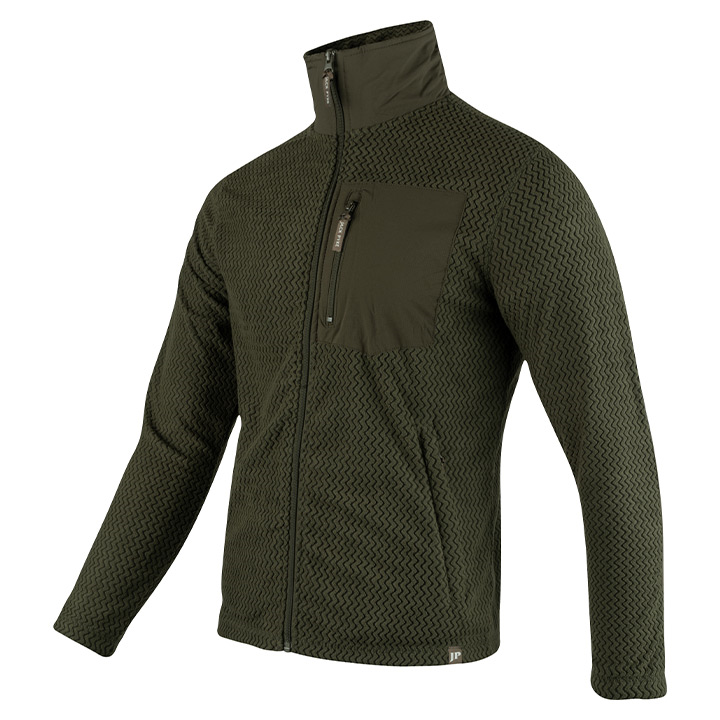 Jack Pyke Lightweight Z Fleece Jacket Green.