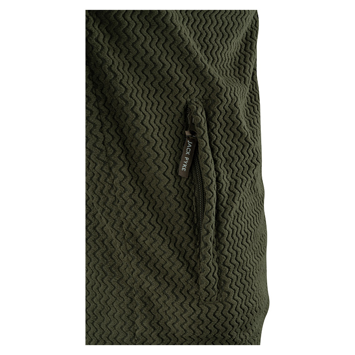 Jack Pyke Lightweight Z Fleece Jacket Green.