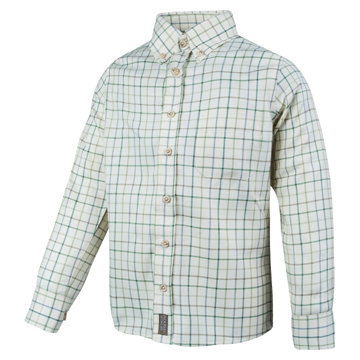 Jack Pyke Junior Countryman Shirt Green.