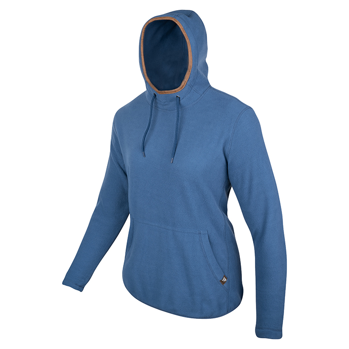 Ladies Fleece Hoodie Denim