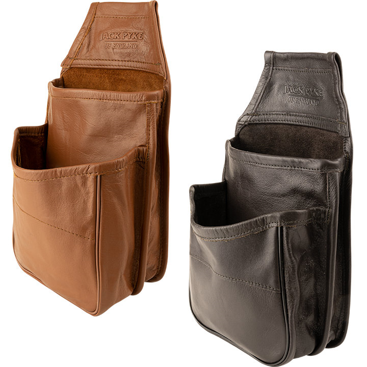 Jack Pyke Leather Cartridge Pouch.