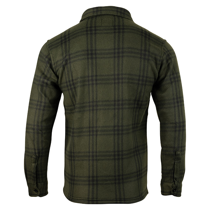 Polar Fleece Shirt Green Check