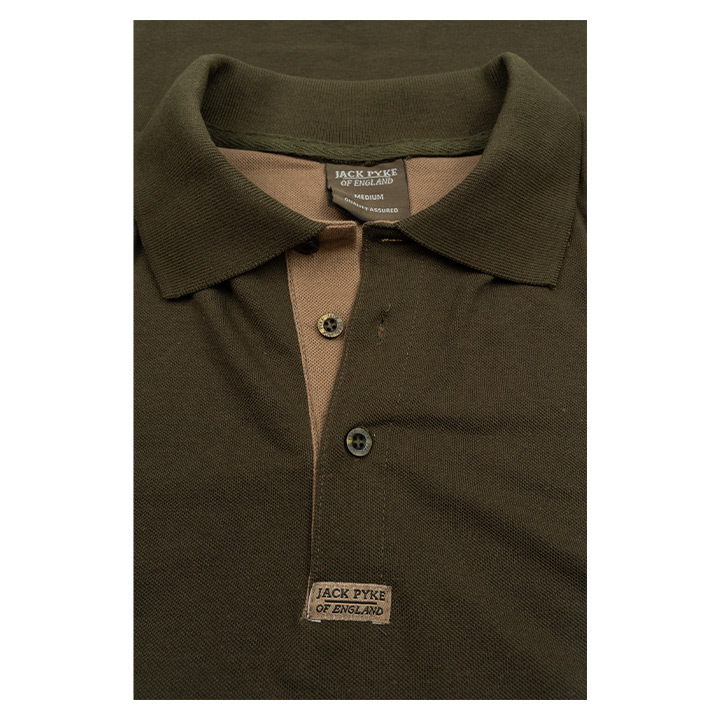 CLEARANCE - Jack Pyke Sporting Polo Shirt Green.