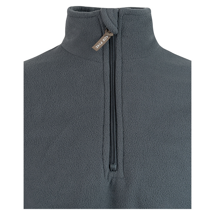 Country Fleece Top Charcoal