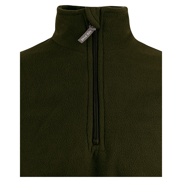 Country Fleece Top Dark Olive