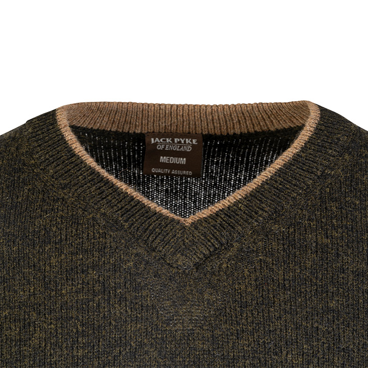 Ashcombe 100% Lambswool V-Neck