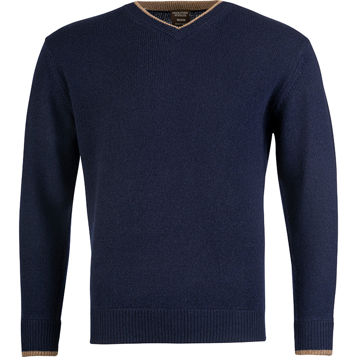 Ashcombe 100% Lambswool V-Neck