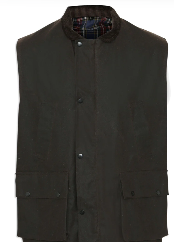 Lanark Wax Bodywarmer Brown