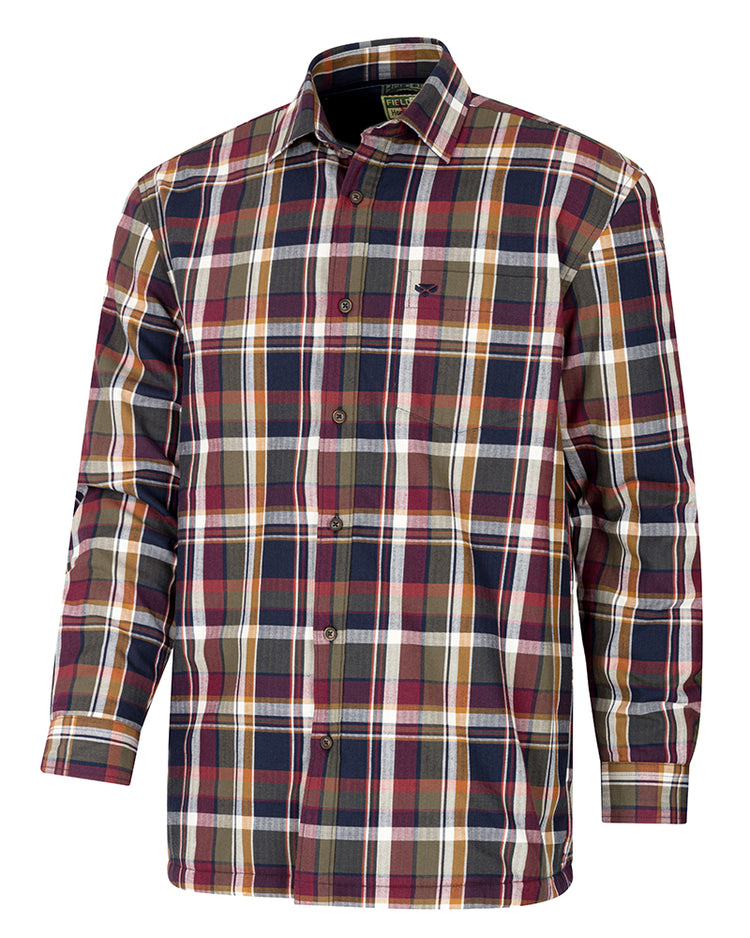 Arran Microfleece Lined 100% Cotton Shirt