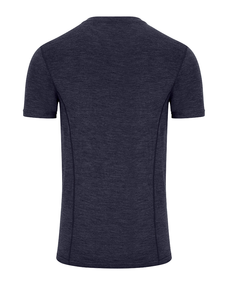 100% Merino Wool Crew Neck Base Layer Short Sleeve