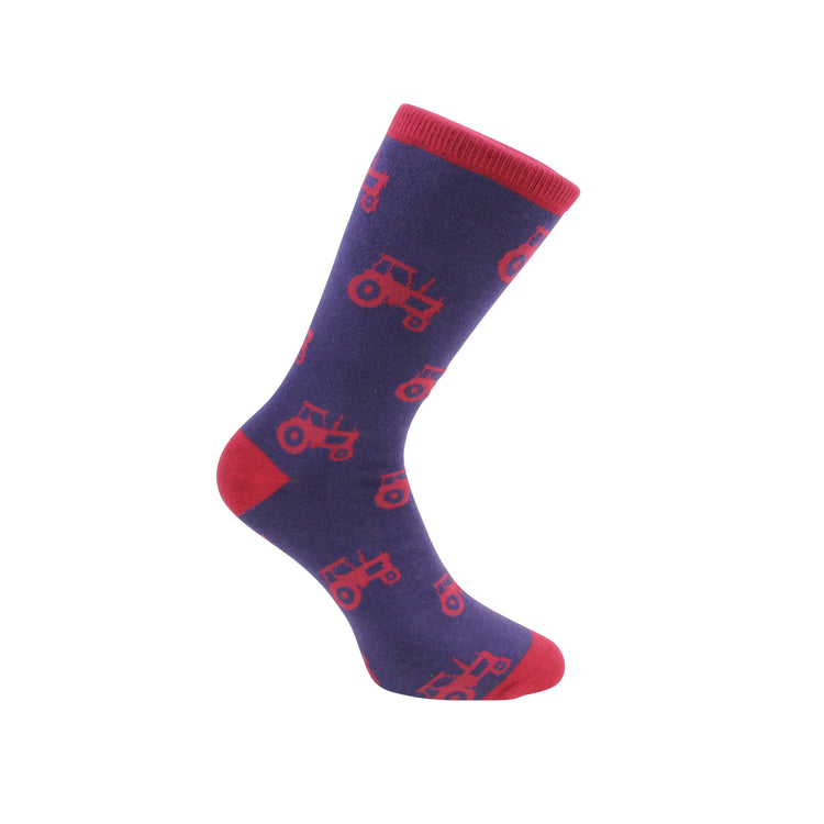 CLEARANCE-David Aster Original Red & Blue Combo Socks-7 Designs