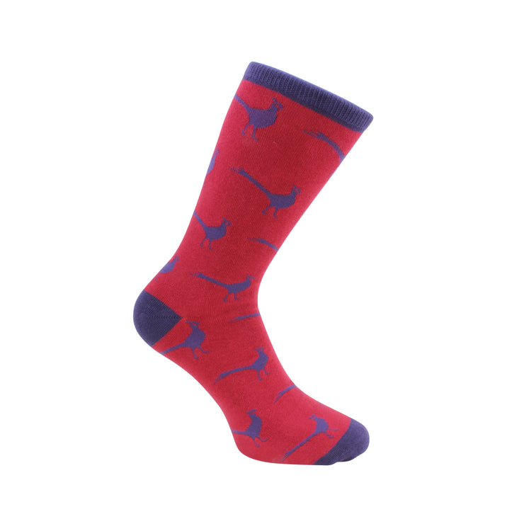 CLEARANCE-David Aster Original Red & Blue Combo Socks-7 Designs