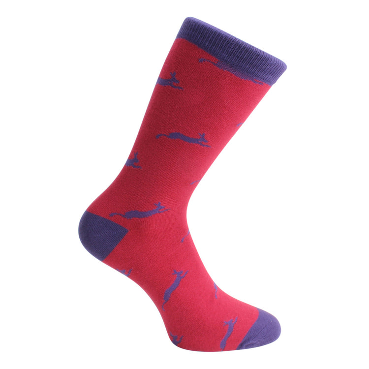 CLEARANCE-David Aster Original Red & Blue Combo Socks-7 Designs