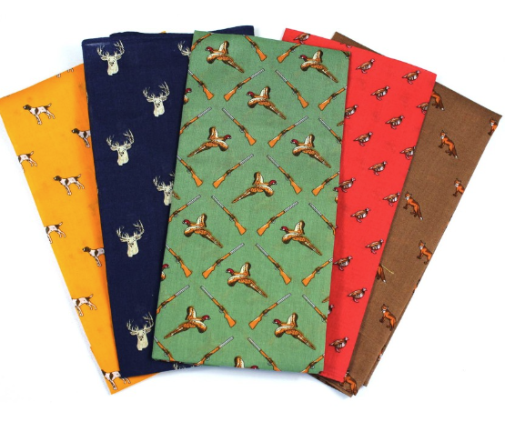 Soprano Country Themed Pack Of Five Cotton Handkerchiefs