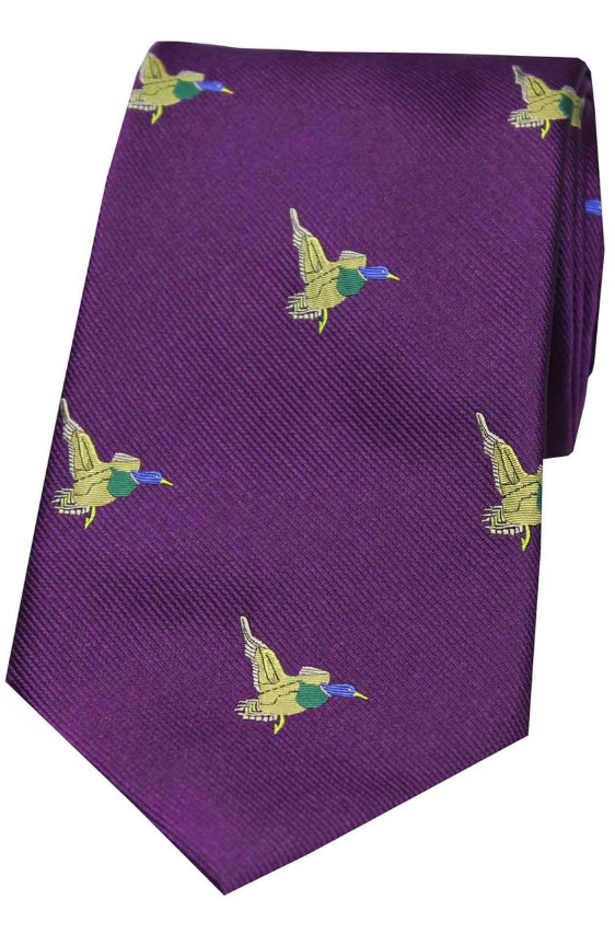 Soprano Flying Ducks Country Silk Tie.