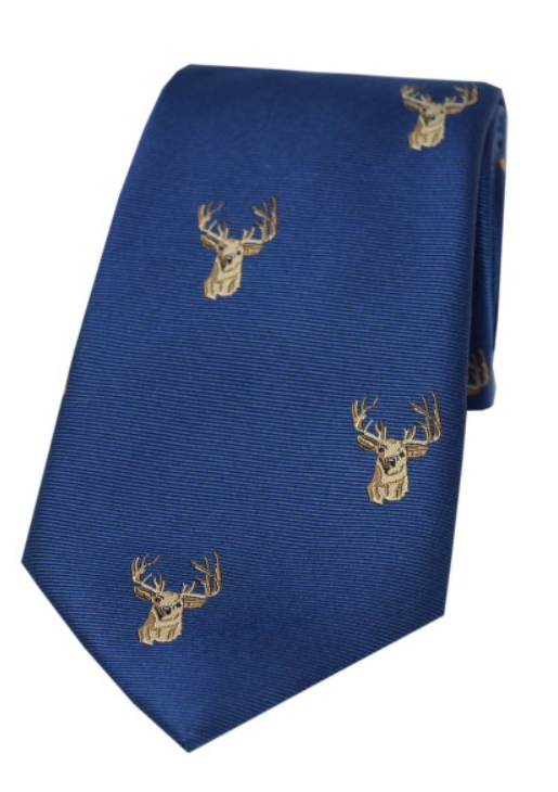 Soprano Stag Head Country Silk Tie.