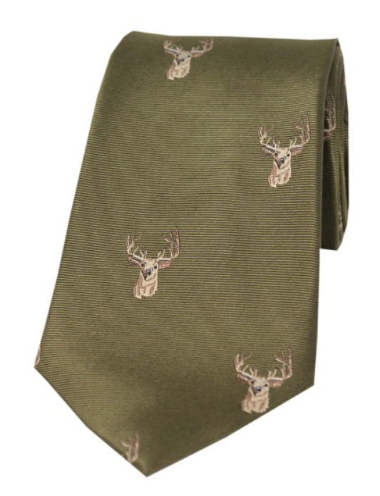 Soprano Stag Head Country Silk Tie.