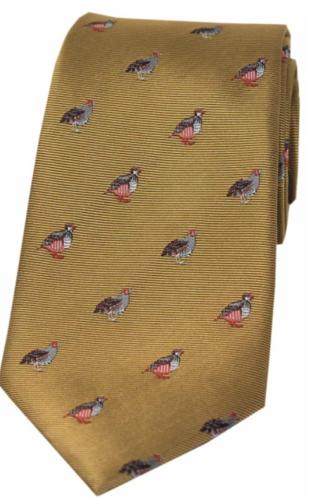 Soprano Grouse & Partridge Country Silk Tie.