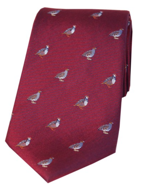 Soprano Grouse & Partridge Country Silk Tie.