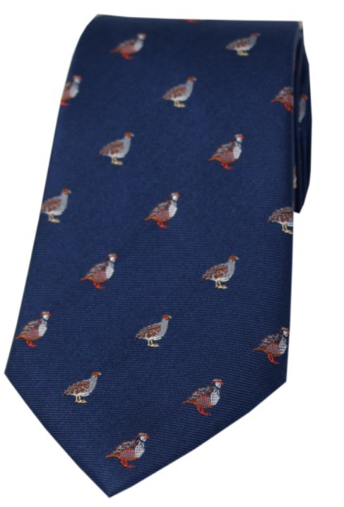 Soprano Grouse & Partridge Country Silk Tie.