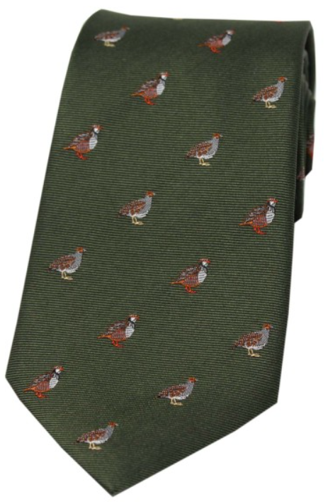 Soprano Grouse & Partridge Country Silk Tie.