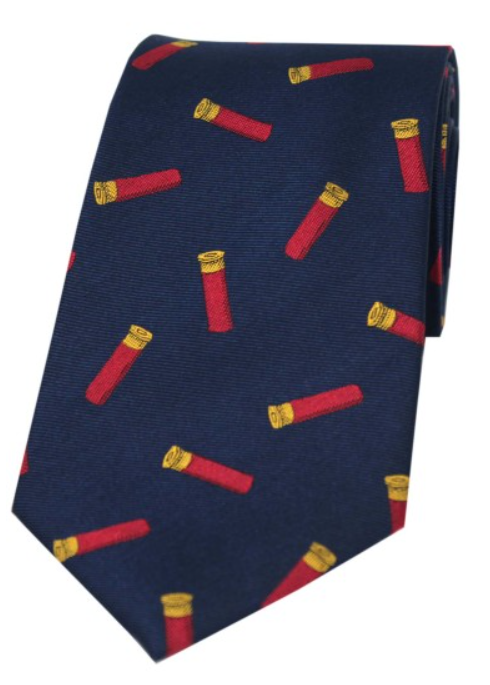 Soprano Gun Cartridges Country Silk Tie.