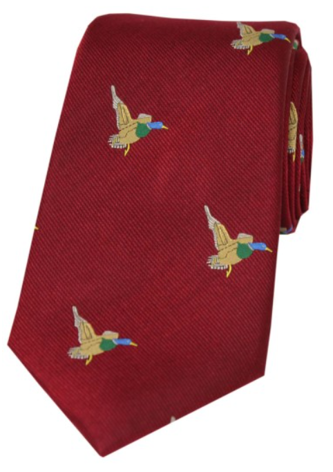 Soprano Flying Ducks Country Silk Tie.