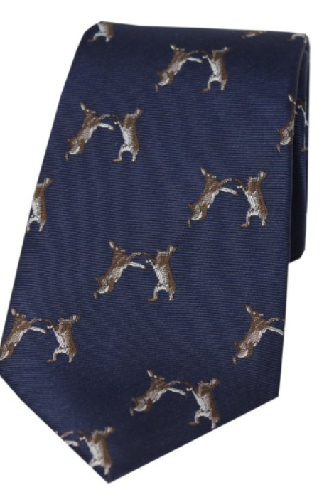 Soprano Boxing Hares Country Silk Tie