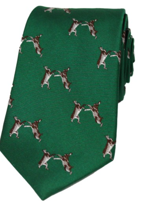 Soprano Boxing Hares Country Silk Tie