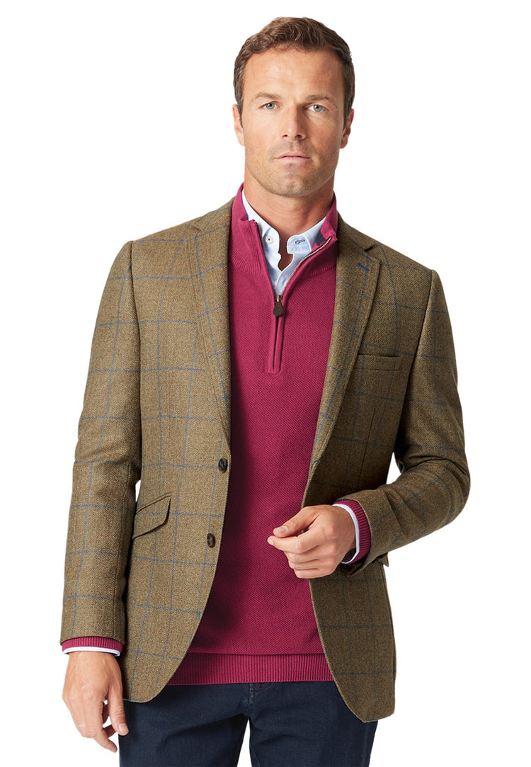 CLEARANCE - Brook Taverner Breedon Pure New Wool Check Jacket
