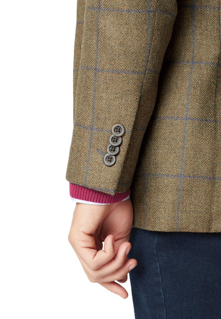 CLEARANCE - Brook Taverner Breedon Pure New Wool Check Jacket