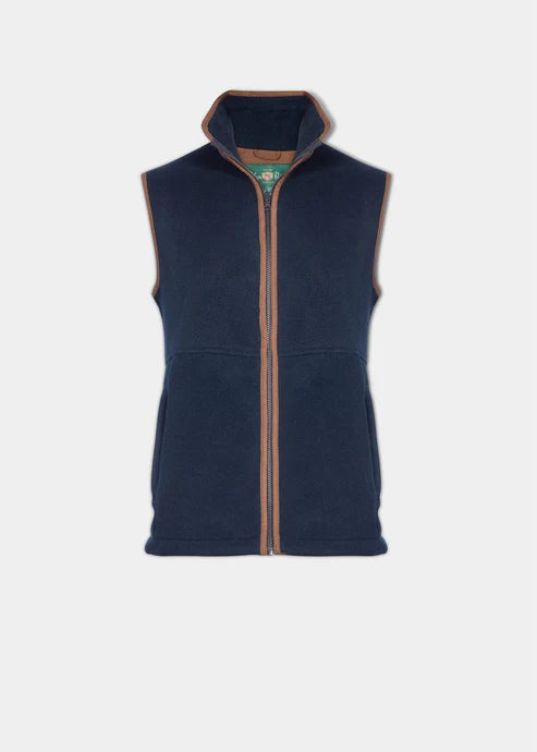 Aylsham Children's Fleece Waistcoat In DARK NAVY